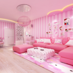 Pink Home Design House Craft MOD Unlimited Money 2.0.0