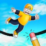 Obby Doodle Draw and jump MOD Unlimited Money 1.0.0