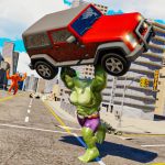 Green Superhero Monster Game MOD Unlimited Money 1.4