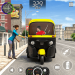 Auto Game Rickshaw Driving 3D MOD Unlimited Money 1.2.2