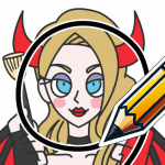 Draw Happy Devil Puzzle Game MOD Unlimited Money 0.1.8